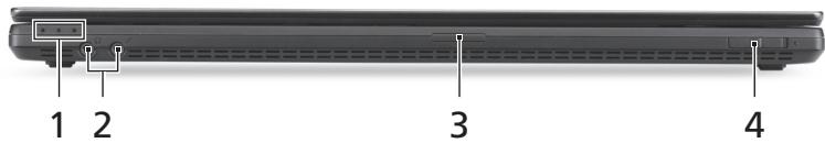 ACER TRAVELMATE P653-V - Zaprt pogled od sprejad - 1