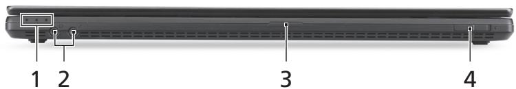 ACER TRAVELMATE P653-V - Vista frontal cerrada - 1