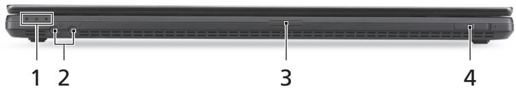 ACER TRAVELMATE P653-V - Kapali on görünüm - 1