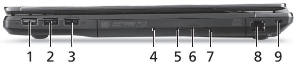 ACER TRAVELMATE P653-V - Fra højre - 1