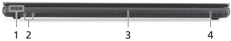 ACER TRAVELMATE P653-V - Klavesové zkratky - 1