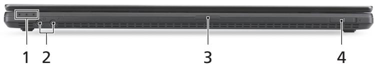 ACER TRAVELMATE P653-V - Etunäkymä suljettuna - 1