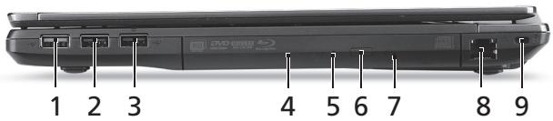 ACER TRAVELMATE P653-V - 右視圖 - 1