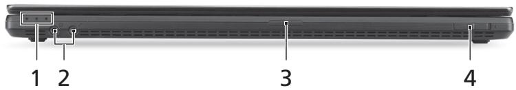 ACER TRAVELMATE P653-V - Geschlossene Vorderseite - 1