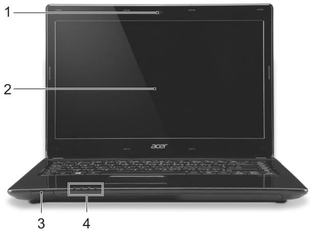 ACER ASPIRE E1-451G - Vista de pantalla - 1