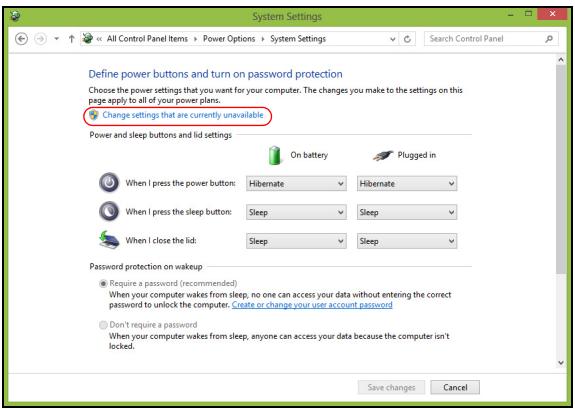 ACER ASPIRE E1-531-B9606G75MNKS - Schnellstart deaktivieren - 2