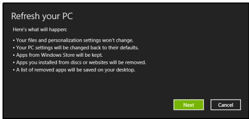 ACER ASPIRE E1-531-B9606G75MNKS - Kohandatud taaste rakendusega Acer Recovery Management - 2