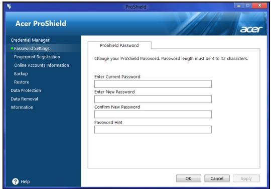 ACER ASPIRE E1-531-B9606G75MNKS - 设置 ProShield - 6