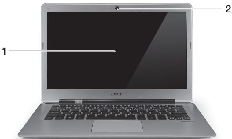 ACER ASPIRE S3-331 - Vista do ecra - 1
