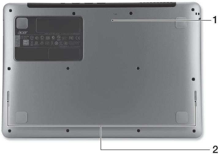 ACER ASPIRE S3-331 - Base view - 1