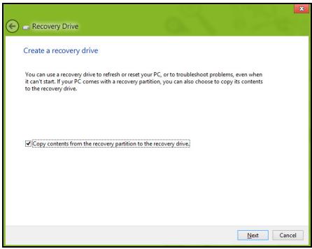 ACER ASPIRE V3-771-32348G75MAKK - Creare un backup di recupero - 3