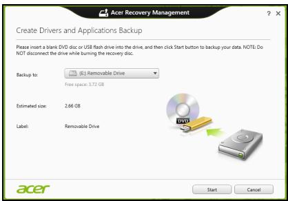 ACER ASPIRE V3-771-32348G75MAKK - nCreate Drivers and Applications Backup - 1