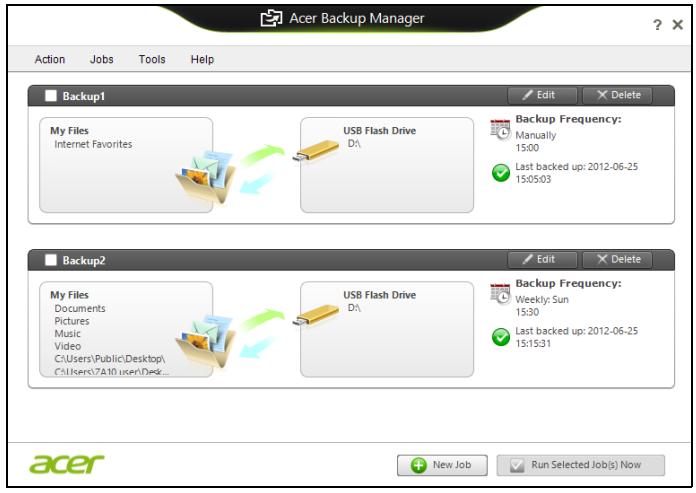 ACER ASPIRE V3-771-32348G75MAKK - Acer Backup Manager - 4