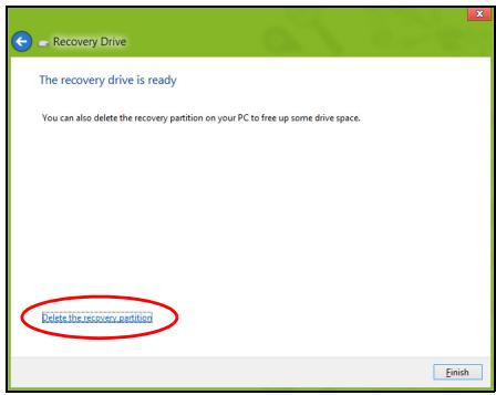 ACER ASPIRE V3-771-32348G75MAKK - Creating a recovery backup - 5