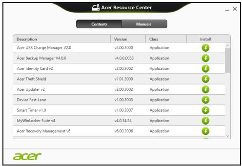 ACER ASPIRE V3-771G-32344G75MAKK - Reinstalling drivers and applications - 4