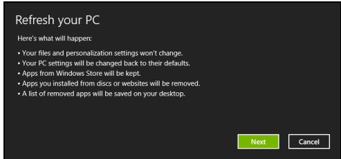 ACER ASPIRE V3-771G-32344G75MAKK - Atkūrimas tinkintu būdu su Acer Recovery Management - 2