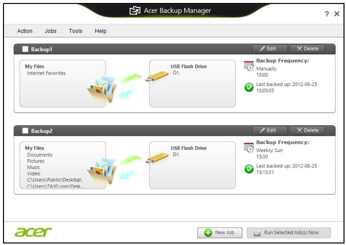 ACER ASPIRE V3-771G3316G1TMAKK,  ASPIRE V3-771G-32324G1TMAKK,  ASPIRE V3-771G-32326G1TMAII,  ASPIRE V3-771G-32344G75MAKK,  ASPIRE V3-771G-33126G75MAKK,  ASPIRE V3-771G-53218G1.5TMAII,  ASPIRE V3-771G-53238G1TMAII,  ASPIRE V3-77 - Acer Backup Manager - 4