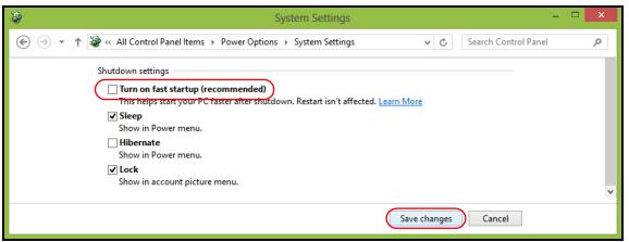 ACER ASPIRE V3-771G3316G1TMAKK,  ASPIRE V3-771G-32324G1TMAKK,  ASPIRE V3-771G-32326G1TMAII,  ASPIRE V3-771G-32344G75MAKK,  ASPIRE V3-771G-33126G75MAKK,  ASPIRE V3-771G-53218G1.5TMAII,  ASPIRE V3-771G-53238G1TMAII,  ASPIRE V3-77 - Kiirkäivituse inaktiveerimine - 4