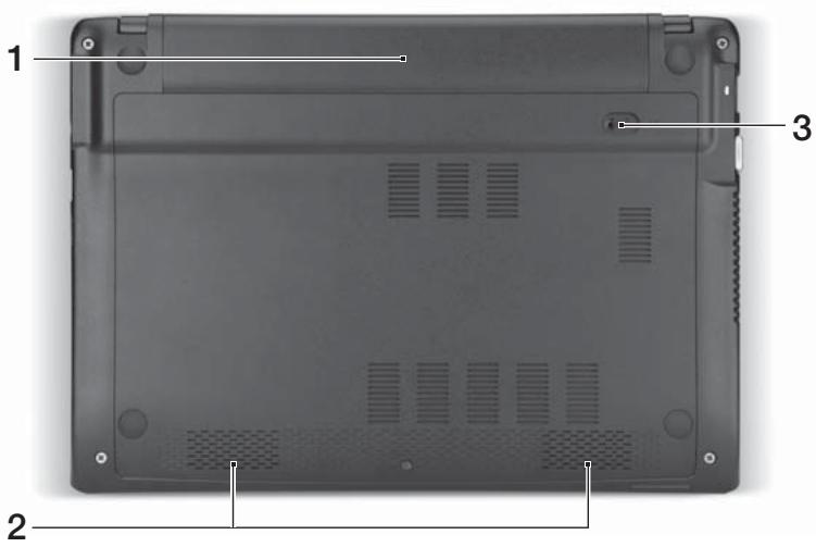 ACER ASPIRE V5-131 - Vedere bază - 1