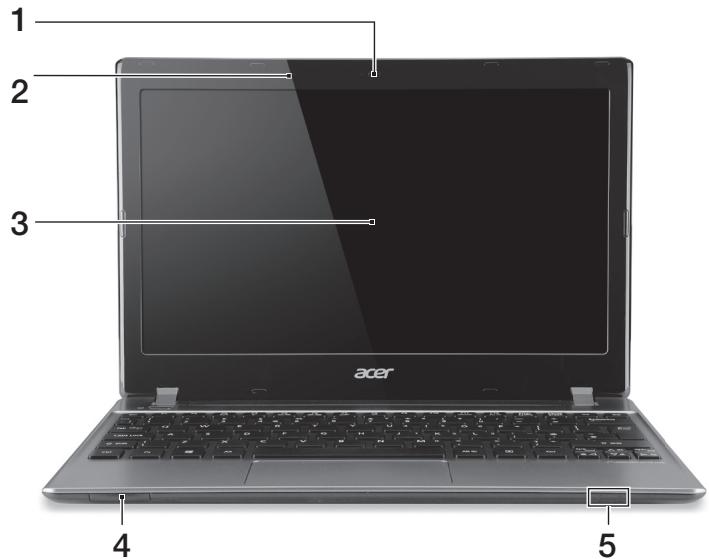 ACER ASPIRE V5-131 - Vue frontale - 1