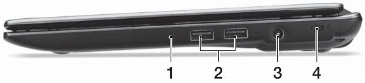 ACER ASPIRE V5-131 - Pohled zprava - 1