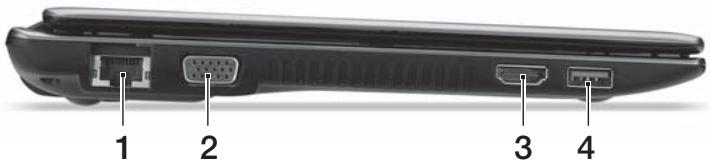 ACER ASPIRE V5-131 - Vedere din stånga - 1