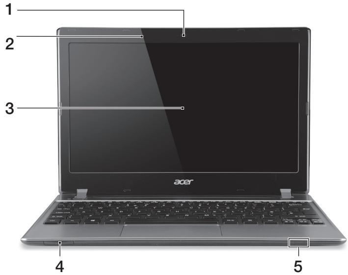 ACER ASPIRE V5-131 - Elölnézet - 1