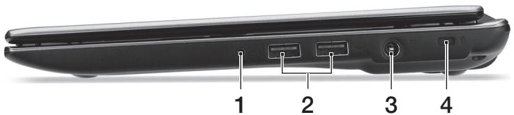 ACER ASPIRE V5-131 - Right view - 1