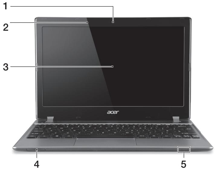 ACER ASPIRE V5-131 - Front view - 1