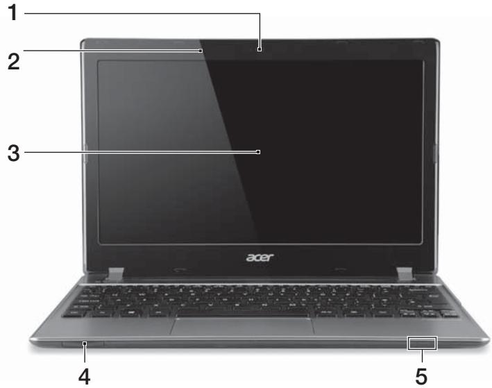 ACER ASPIRE V5-131 - Pohled zepředu - 1