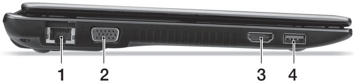 ACER ASPIRE V5-131 - Vaizdas iš kairës - 1