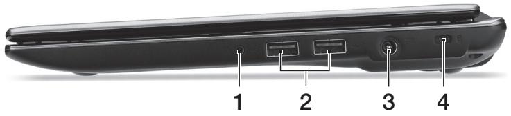 ACER ASPIRE V5-131 - Vista derecha - 1