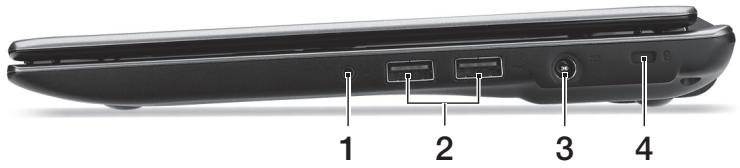 ACER ASPIRE V5-131 - Skats no labās puses - 1