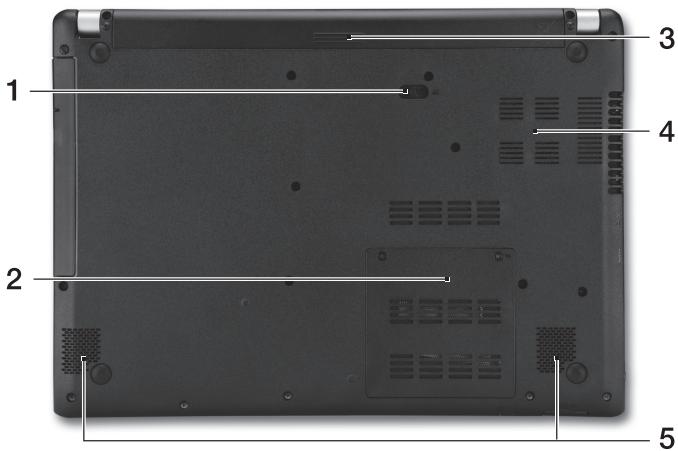 ACER ASPIRE V5-431P - Alulnézet - 1