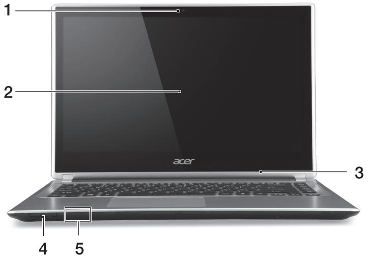 ACER ASPIRE V5-431P - Pogled na zaslon - 1