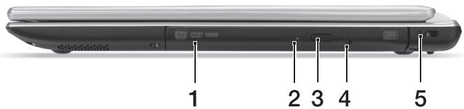 ACER ASPIRE V5-431P - 右視圖 - 1