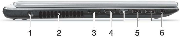 ACER ASPIRE V5-431P - Bal oldalinézet - 1