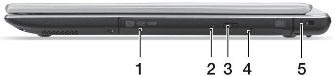 ACER ASPIRE V5-431P - Jobb oldali nézet - 1
