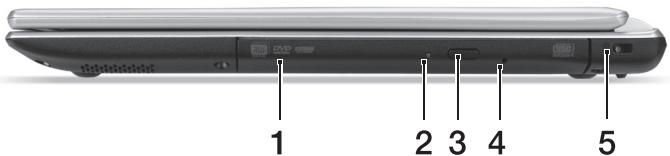 ACER ASPIRE V5-431P - Pohled zprava - 1