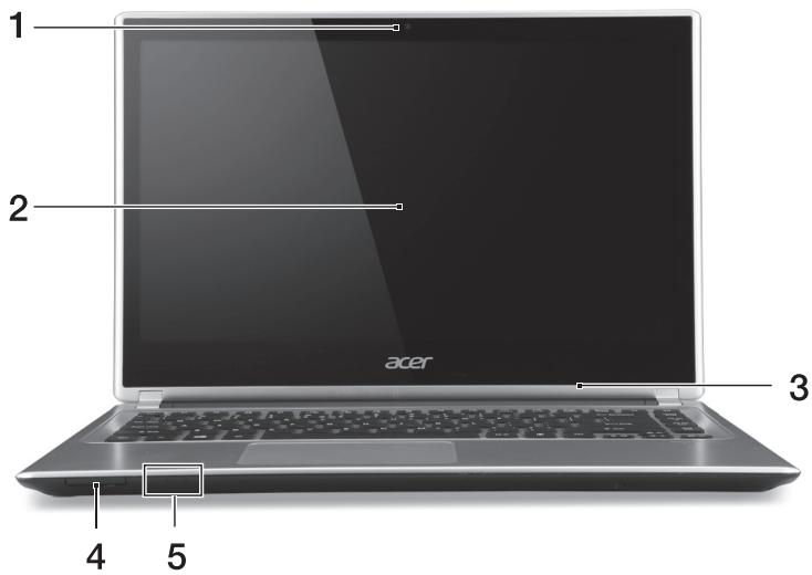 ACER ASPIRE V5-431P - Ruutunäkymä - 1