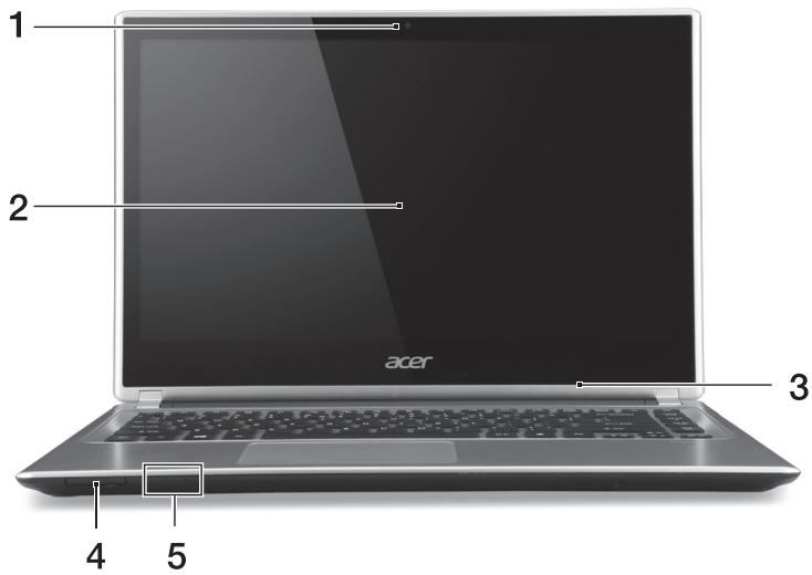 ACER ASPIRE V5-431P - Vue de l'écran - 1