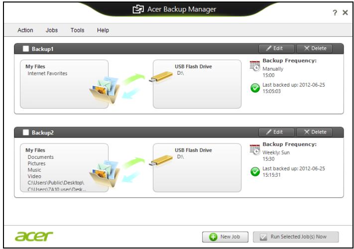 ACER ASPIRE V5-571PG-53334G75MAK - Acer Backup Manager - 2