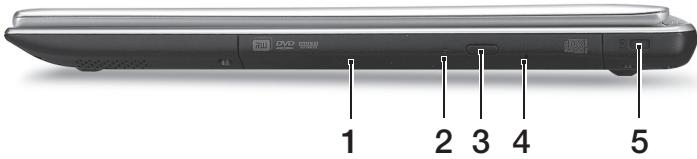 ACER ASPIRE V5-571PG-53334G75MAK - Widok z prawej strony - 1