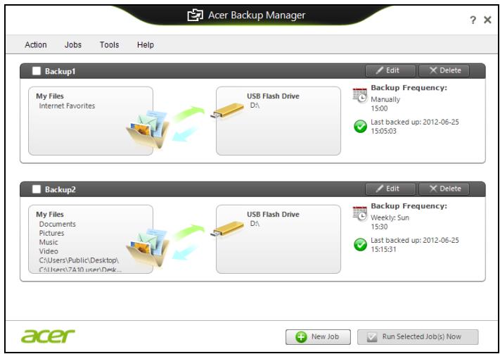 ACER ASPIRE V5-571PG-53334G75MAK - Acer Backup Manager - 2