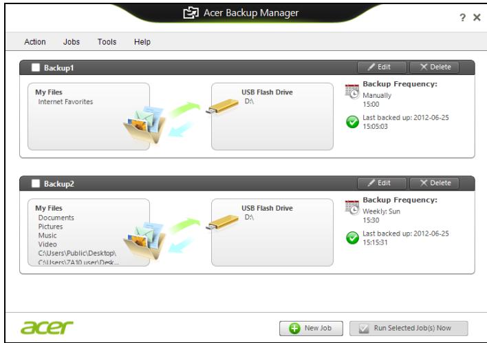 ACER ASPIRE V5-571PG-53334G75MAK - ACER BACKUP MANAGER - 2