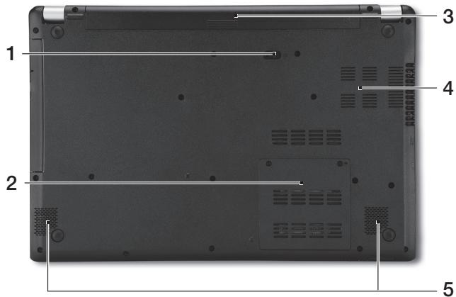 ACER ASPIRE V5-571PG-53334G75MAK - Vaizdas iš apacios - 1