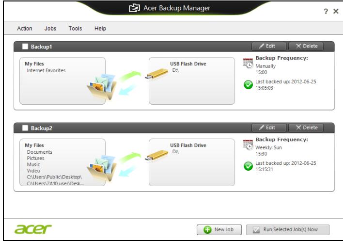 ACER ASPIRE V5-571PG-53334G75MAK - ACER BACKUP MANAGER - 2