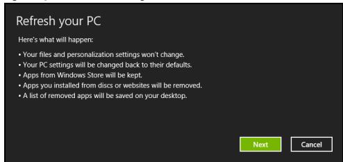 ACER ASPIRE V5-571PG-53334G75MAK - Acer Recovery Management ile Özel Geri Yükleme - 2