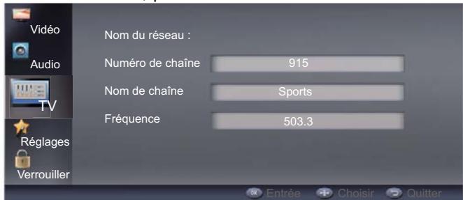 HAIER LE32F6000T - Trier chaînes - 1