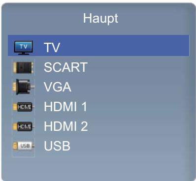 HAIER LE32F6000T - Auswahlen der Signalquelle - 1